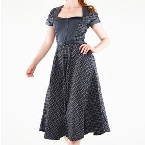 Voodoo Vixen tartan dress
